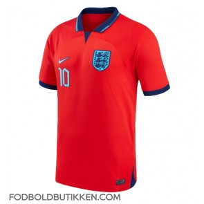 England Raheem Sterling #10 Udebanetrøje VM 2022 Kortærmet